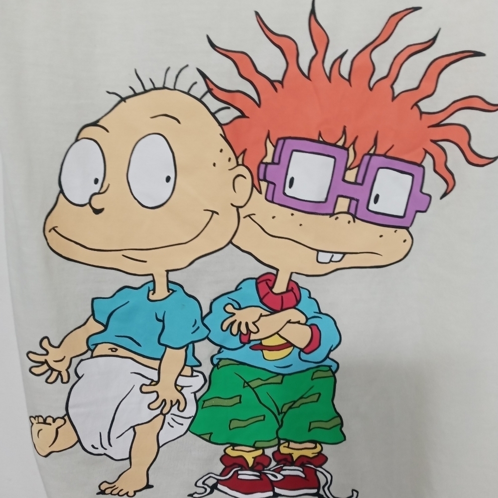 Nickelodeon Rugrats Short Sleeve Semi Sheer T Shirt With Pocket